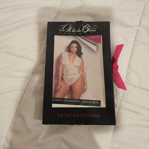 Oh La La Cheri Whisper White Lace Chemise